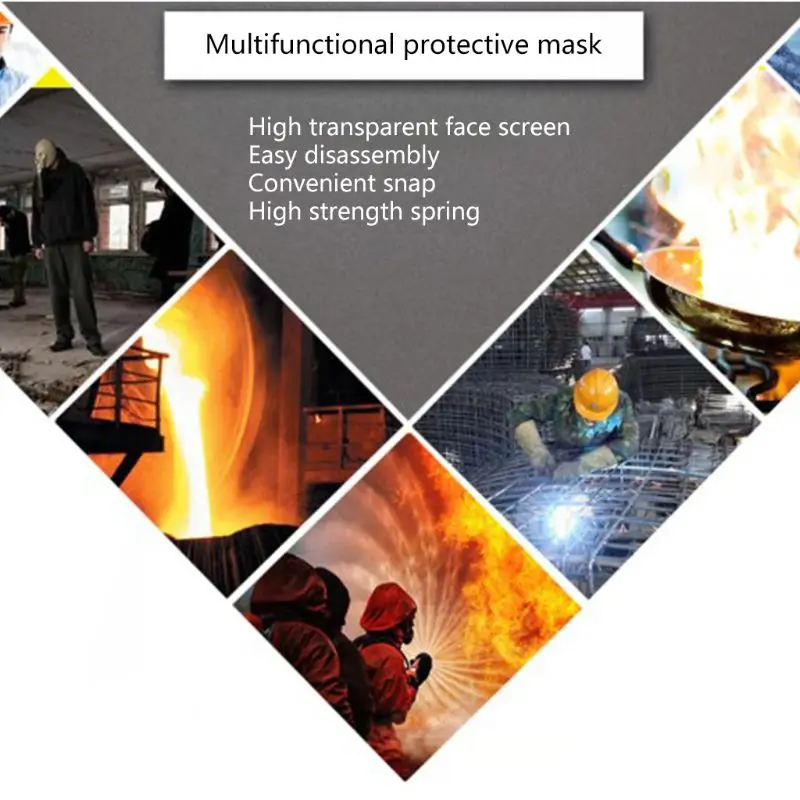 Безопасность защитный лицевой экран прозрачный на головке уход за кожей лица