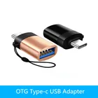 Адаптер OTG type-c usb c, usb-c usb 3,0, преобразователь данных для зарядки для samsung galaxy s8 s9 note 8 a5 2019 one plus usbc