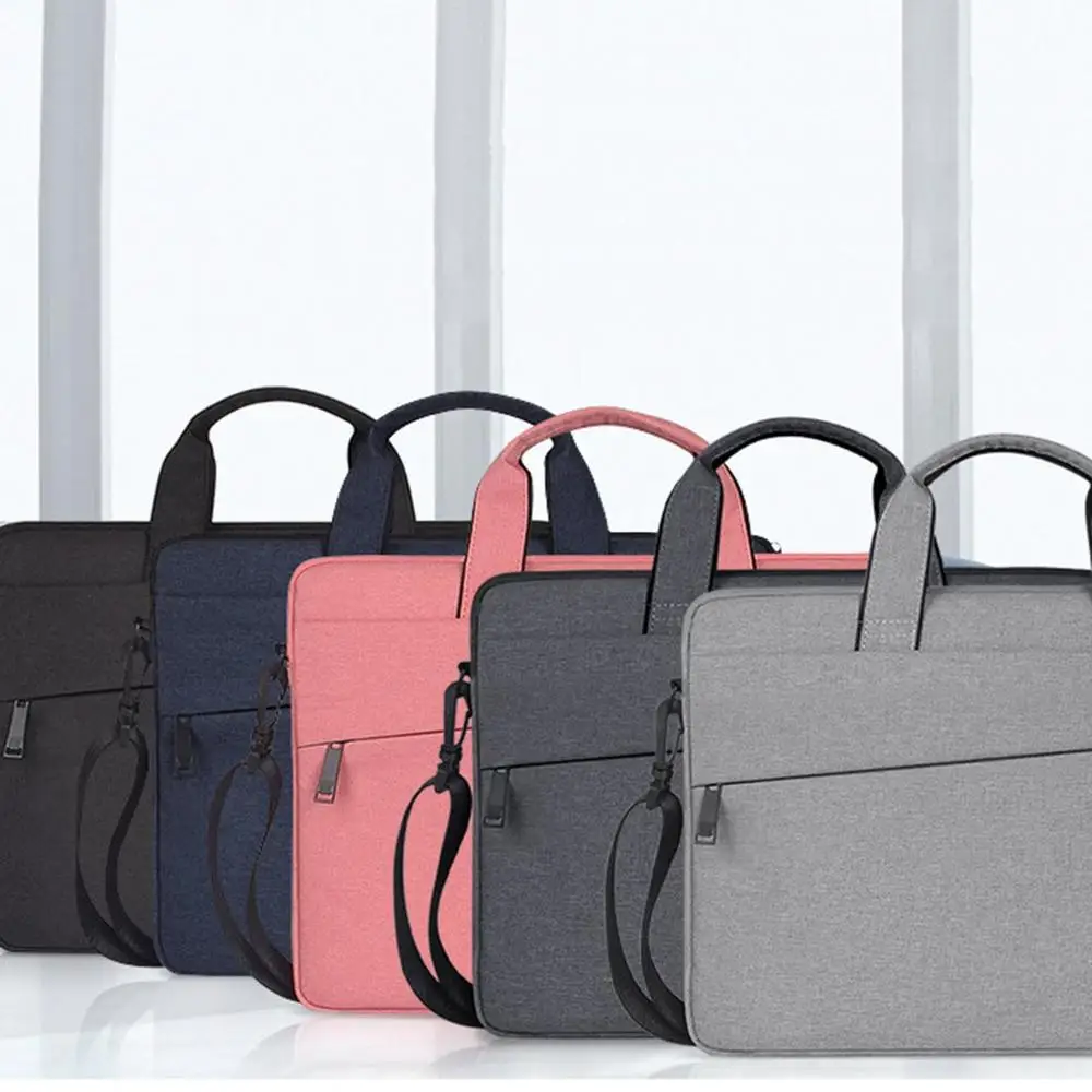 Handle Design Oxford Cloth Business Style Trendy Laptop Notebook Sleeve Case Carry Bag Shockproof Handbag Suitable For Macbook | Компьютеры