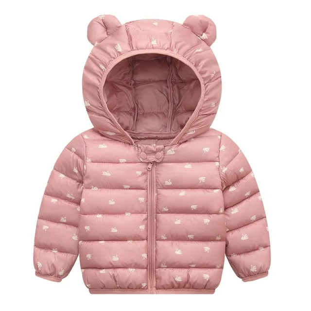 pink Детская куртка зимняя теплая 13, 5 и 6 лет мальчики куртка Динозавр для девочек пальто с героями мультфильмов для малышей, Детское пальто с капюшоном весна Костюмы Детская жилетка - Цвет: pink