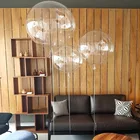 Воздушные шары, 12202436 дюймов, прозрачные, из пузырьки шары ПВХ, гелиевые, для свадьбы, дня рождения, детского душа