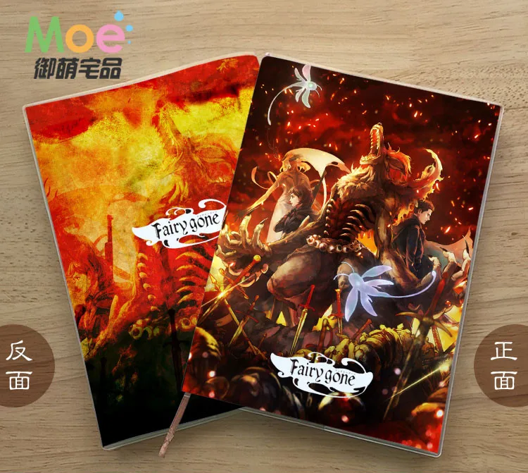 

Anime Fairy Gone Figure Student Writing Paper Notebook Delicate Eye Protection Notepad Diary Memo Gift