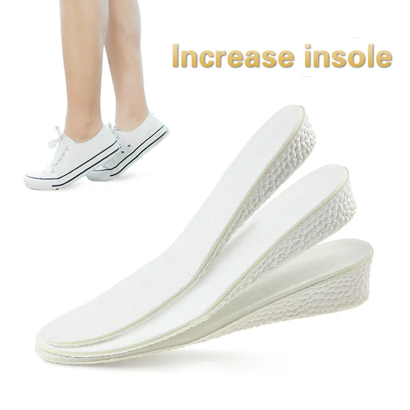 

1 Pair Hard Breathable Memory Foam Height Increase Insole Heel Lifting Inserts Shoe Lifts Shoe Pads Elevator Insoles for Unisex