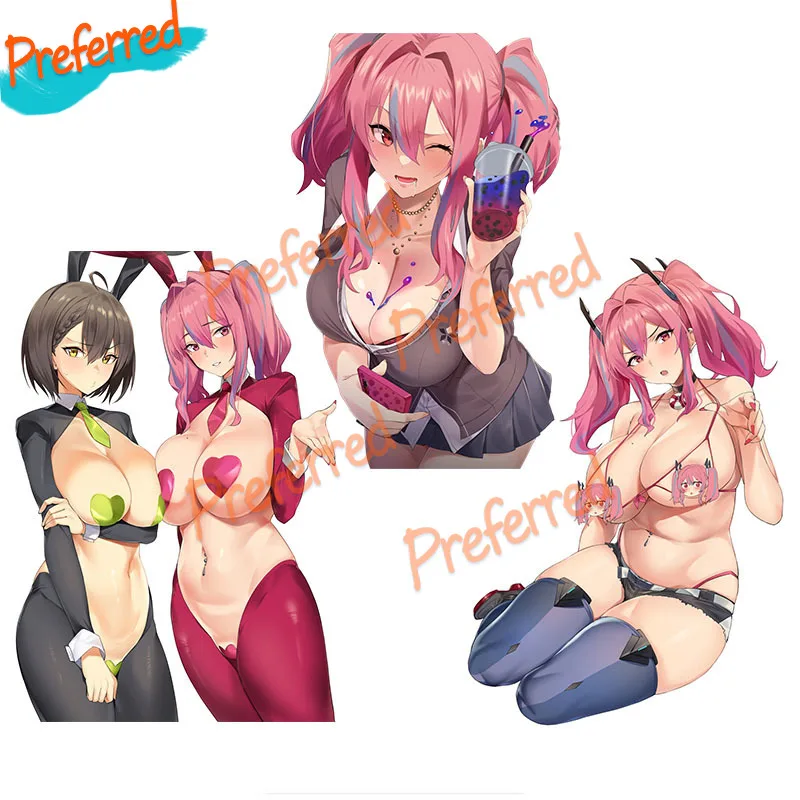 

Azur Lane Hotate Chan Open Shirt Seifuku Sweater Sexy Girl Decal Motocross Racing Laptop Helmet Trunk Wall Vinyl Car Sticker