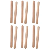6 pairs wood claves musical percussion instrument rhythm sticks percussion rhythm sticks children musical toy