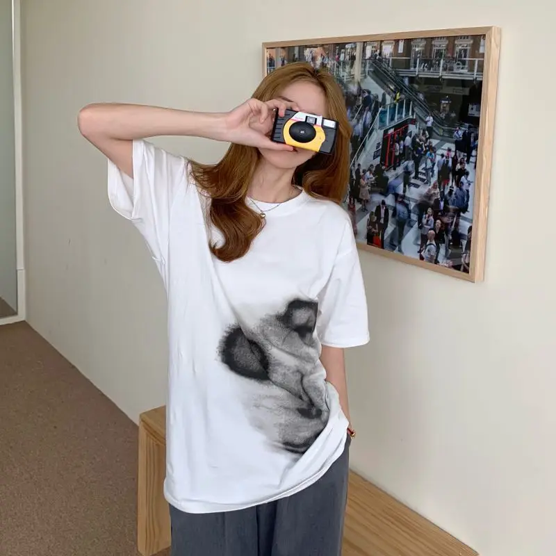 

Cheap wholesale 2021 spring summer autumn new fashion casual woman t-shirt lady beautiful nice women Tops female Fy6018