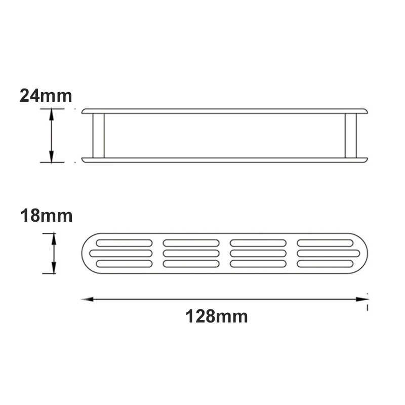 

Oval Air Vent Abs Louver For Closet Wardrobe Shoe Cabinet Ventilation Hole Cover Fan Grill Furniture Hardware Accessories