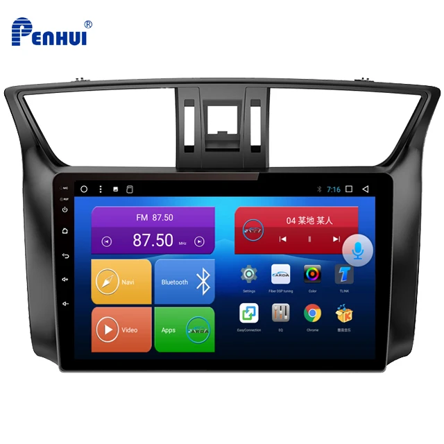 Автомобильный DVD GPS для Nissan Sylphy (2012 ) мультимедийный видеоплеер навигация Android 10 0