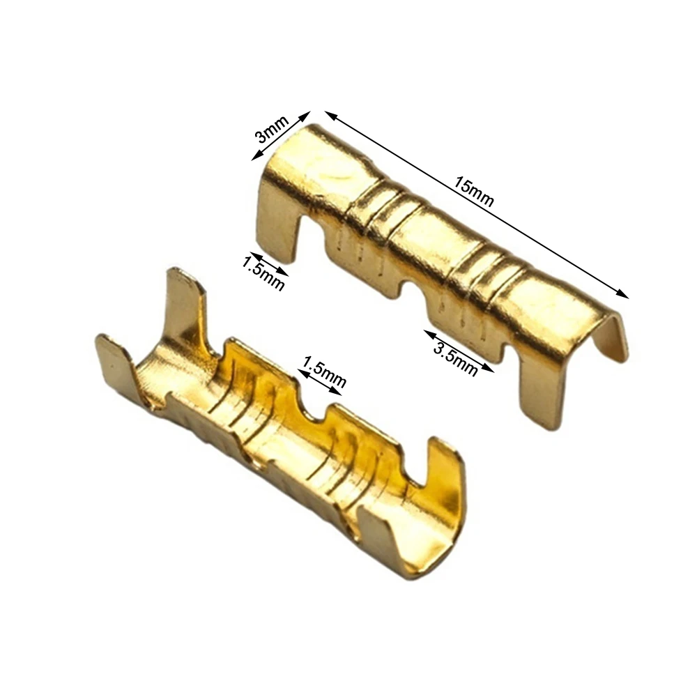 

Car Electrical Connector Premium Automotive Car Terminal Connector Replacement Durable Golden Electrical Connector