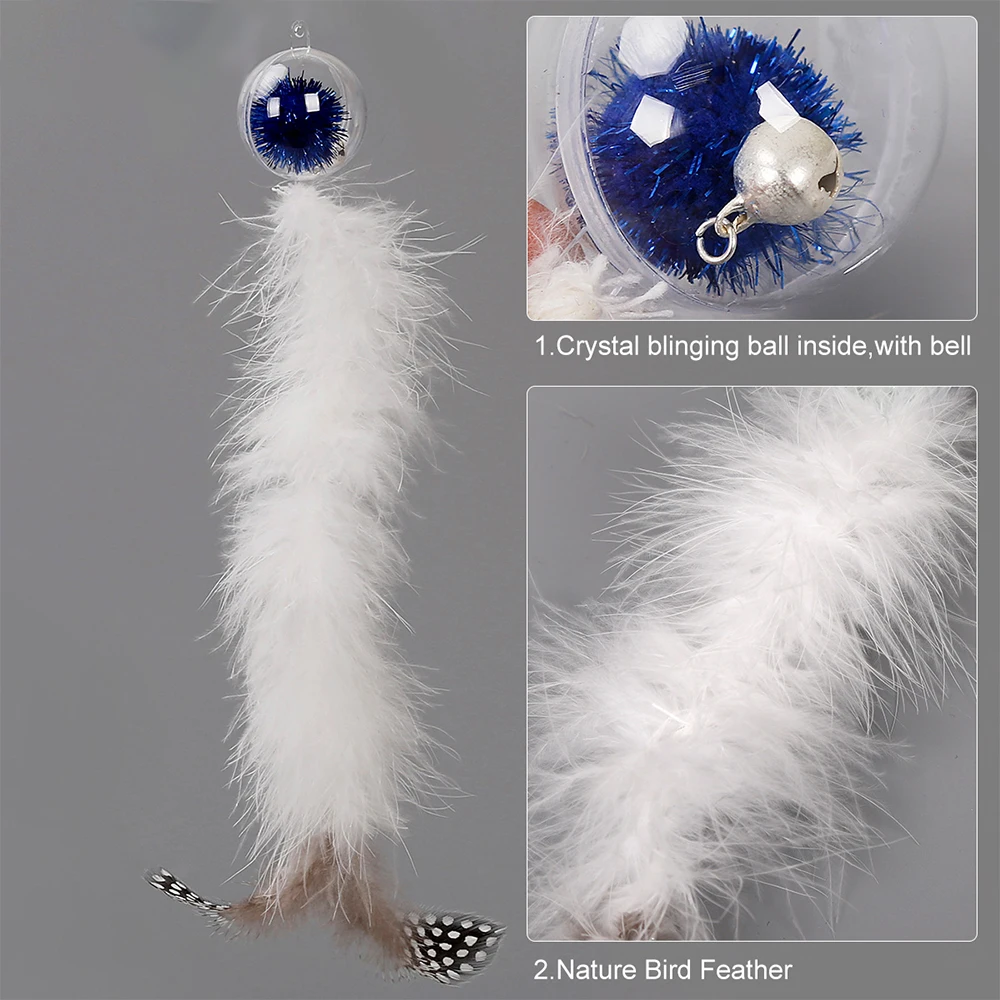 PAPASGIX Новая игрушка для кошек перья кошачьи интерактивные игрушки с