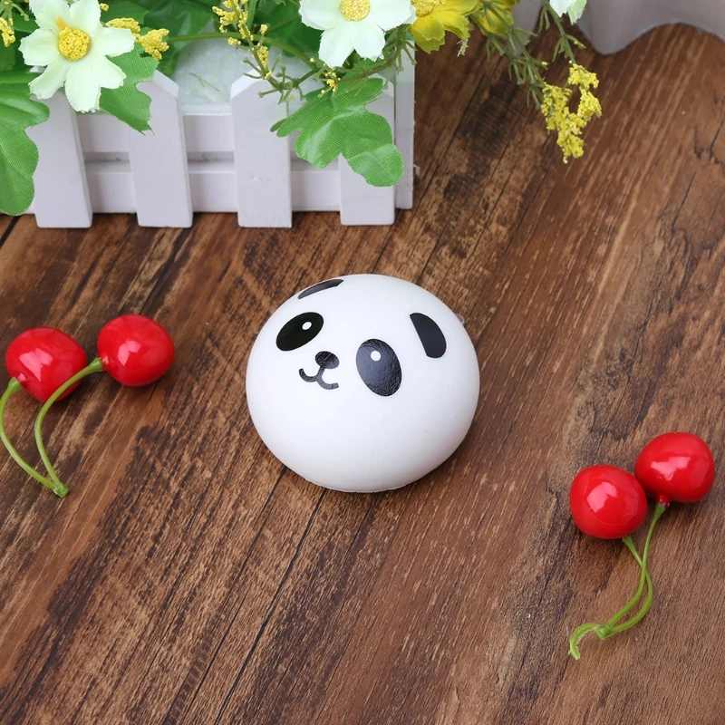 

Squishy Panda Bun Stress Reliever Ball Slow Rising Decompression Toys Kids Toy
