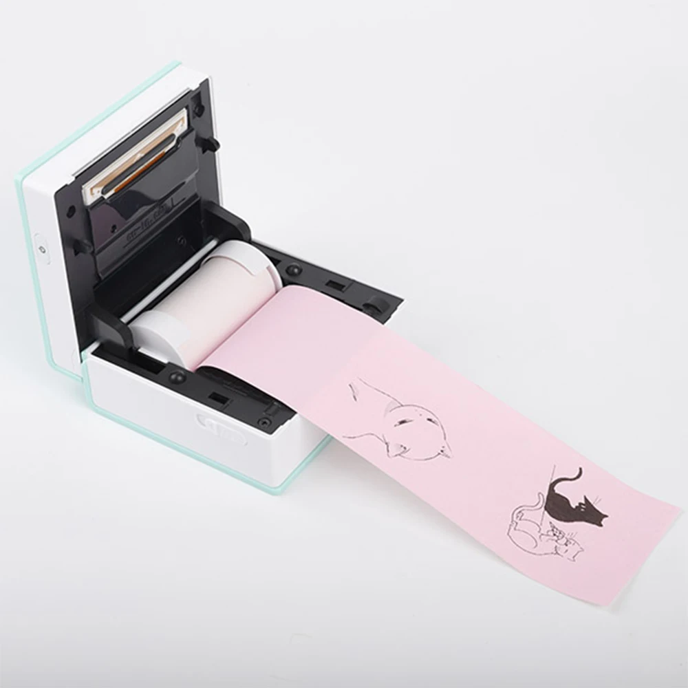 Самоклеящаяся термобумага pomemo рулон прозрачной печати для Phomemo M02/M02S/M02Pro мини