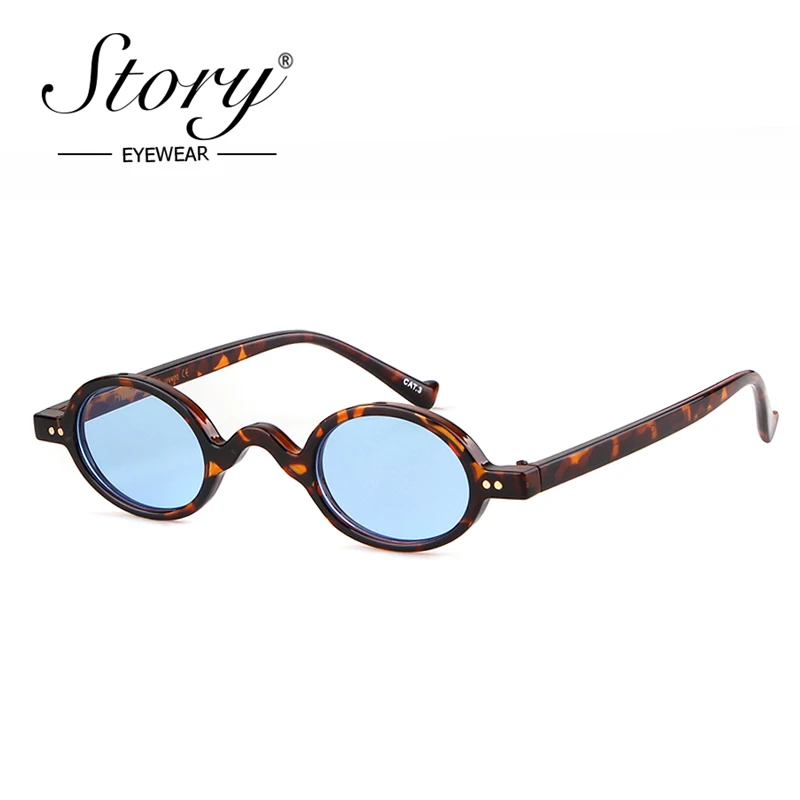 История 2018 модные маленькие круглые солнцезащитные очки для женщин и мужчин