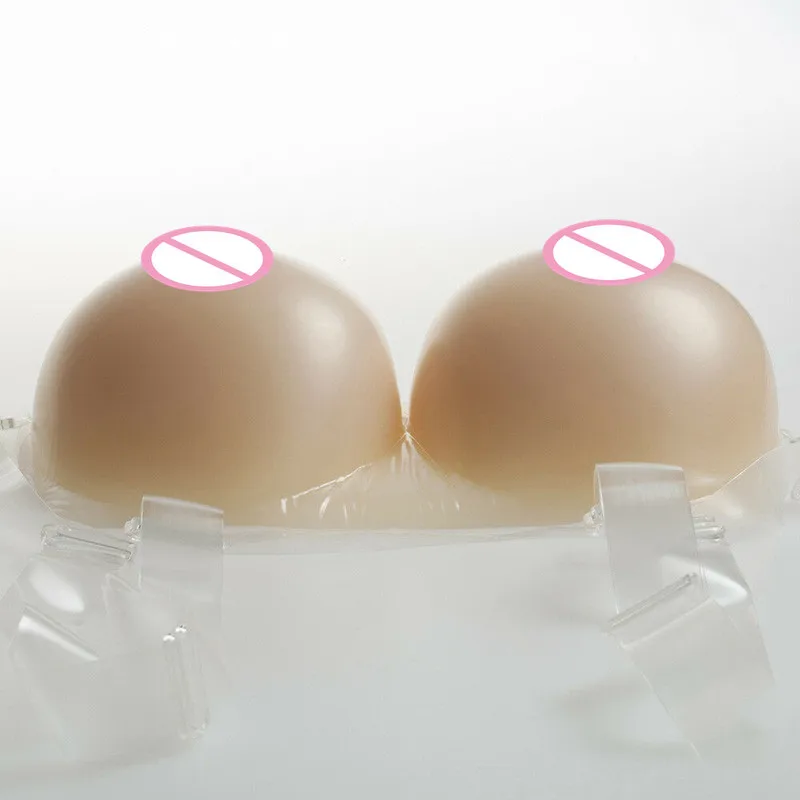 4100g Silicone Breast Forms Straps-on Large Fake Boobs Transgender Crossdresser Silicone Bra Full Cup Women Mastectomy Bra