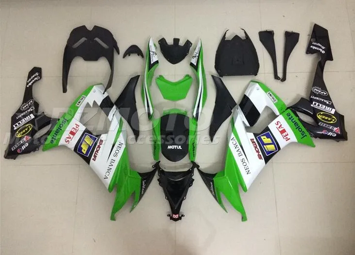 

Новый комплект обтекателей из АБС, подходит для Kawasaki Ninja ZX-10R ZX10R 10R 2008 2009 2010 08 09 10, комплект кузова