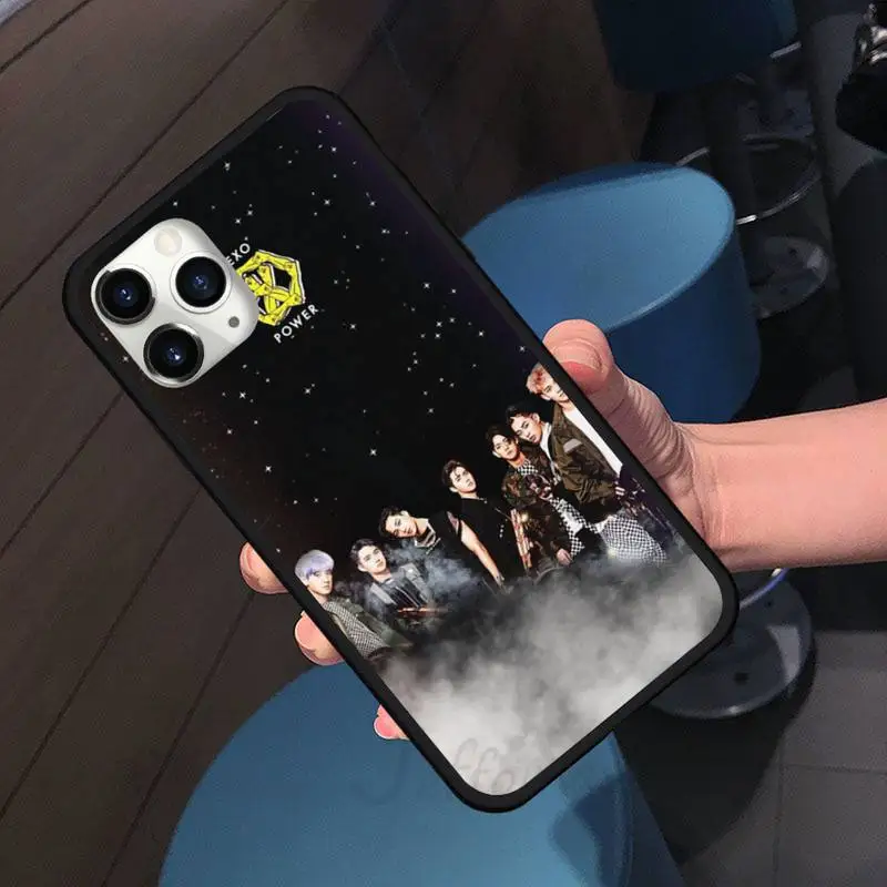 

fashion k-Kpop EXO singer Phone Case for iPhone 11 12 pro XS MAX 8 7 6 6S Plus X 5S SE 2020 XR shell cover funda