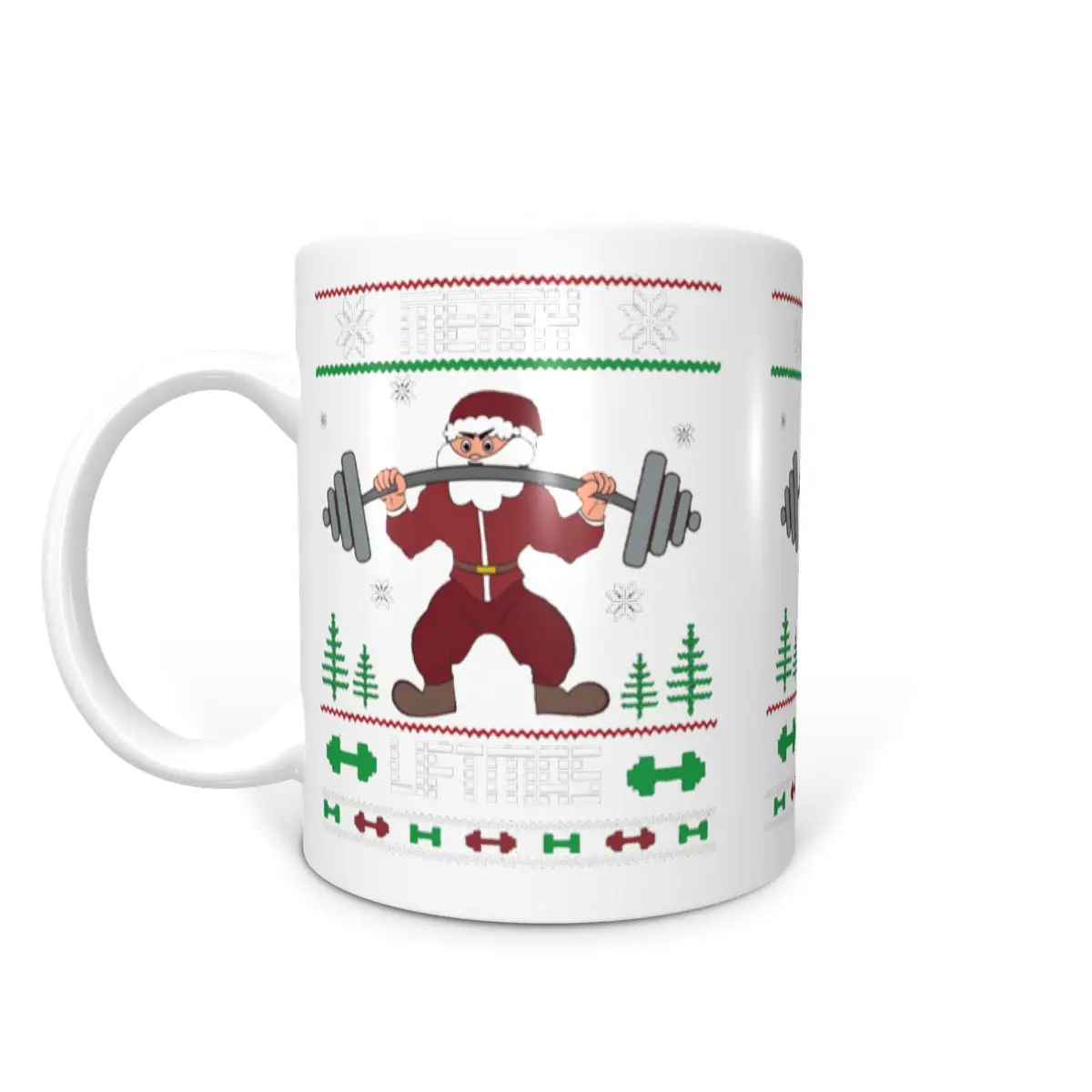 Веселая жизнь Бодибилдинг Рождество веселая (2) кружки милый Кофе Чай Молоко