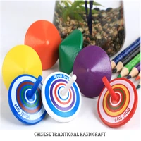 new kawaii wooden top antistress toy fidget decompression spinning child adult activities puzzle toys