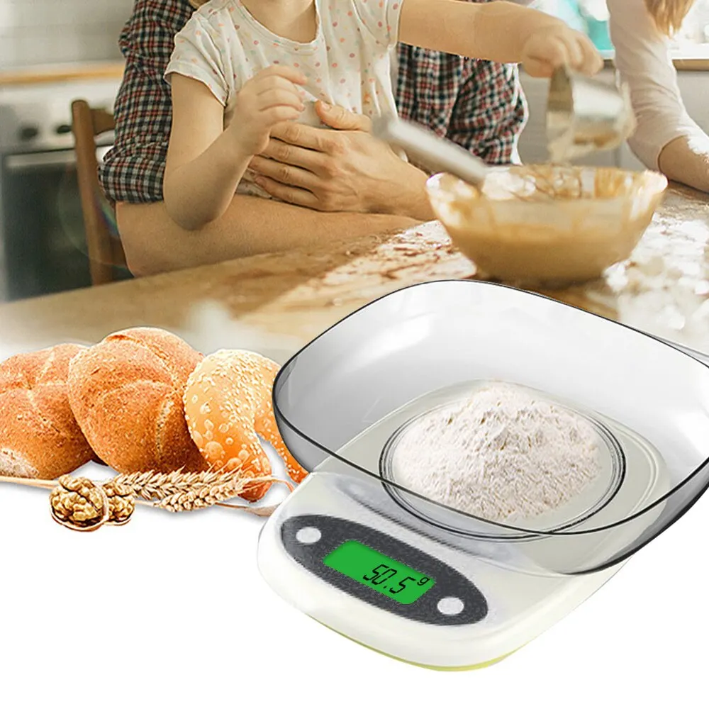 

Высокоточные кухонные весы с цифровым ЖК-дисплеем, 7 кг/3 кг, 0,1 г