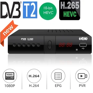 Новейший цифровой ресивер H265 DVB-T2 с поддержкой FTA H.265 HEVC DVB-T H264 Dvb T2 для Нидерландов, Чехии, Франции, Италии и т. д.