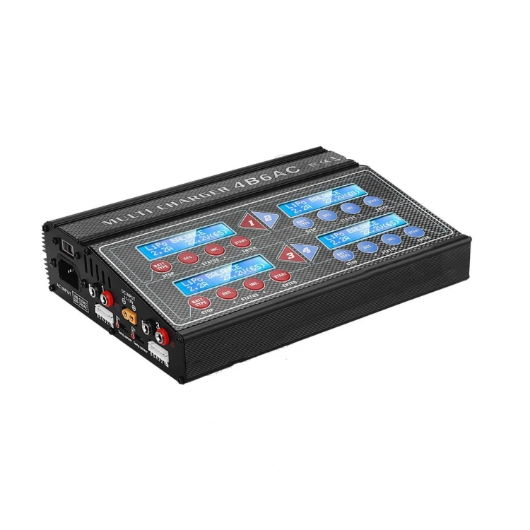 

Dropshipping 4B6AC 80W Lithium Battery Charger Four-way Smart Balance Charger