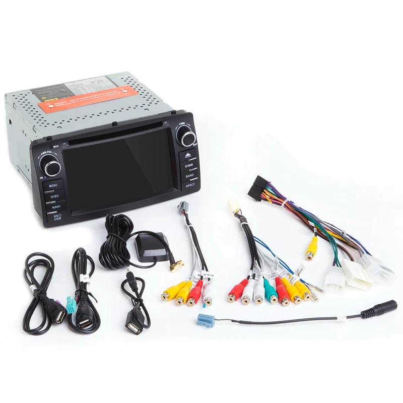 Автомобильный DVD-плеер Android 9 0 для Toyota Corolla E120 BYD F3 2 Din мультимедиа стерео GPS