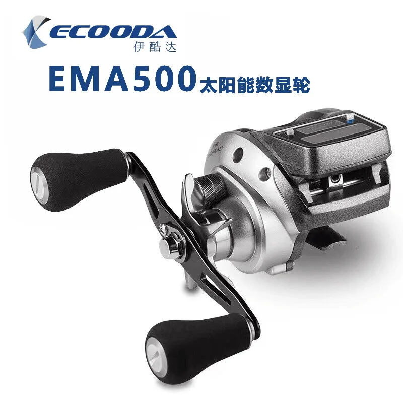 Бесплатная доставка новая цифровая катушка Ecooda для заброса приманки EMA500R/EMA500L 6 кг