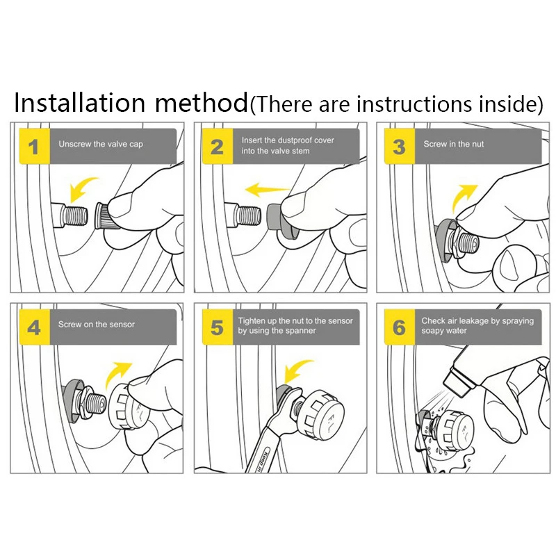 Система контроля давления в шинах TPMS монитор с подключением к USB на Android/система