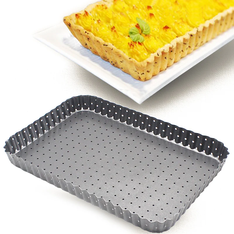 Практичные кастрюли для пиццы из углеродистой стали круглая Прямоугольная форма