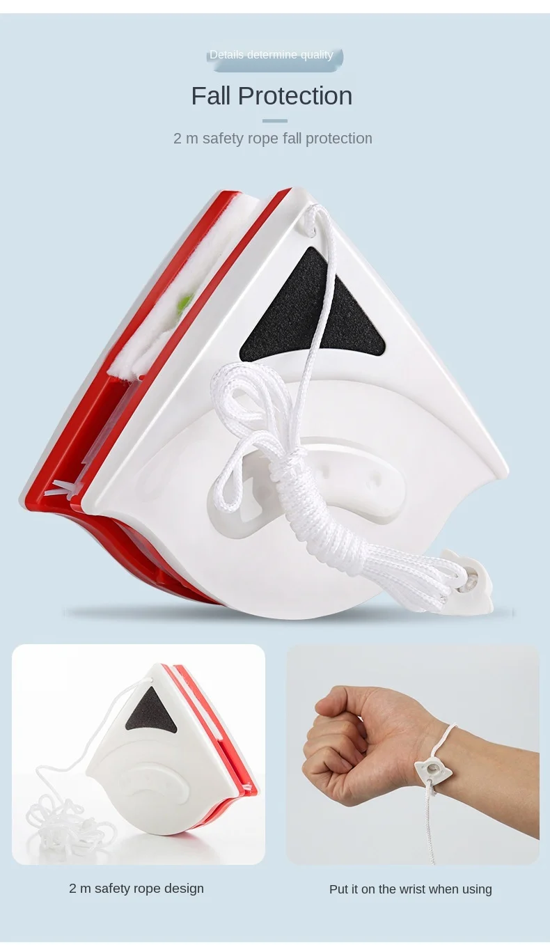 

Double Side Glass Cleaning Brush Magnetic Window Cleaning Magnets Household Cleaning Tools Wiper Useful Surface Brushs