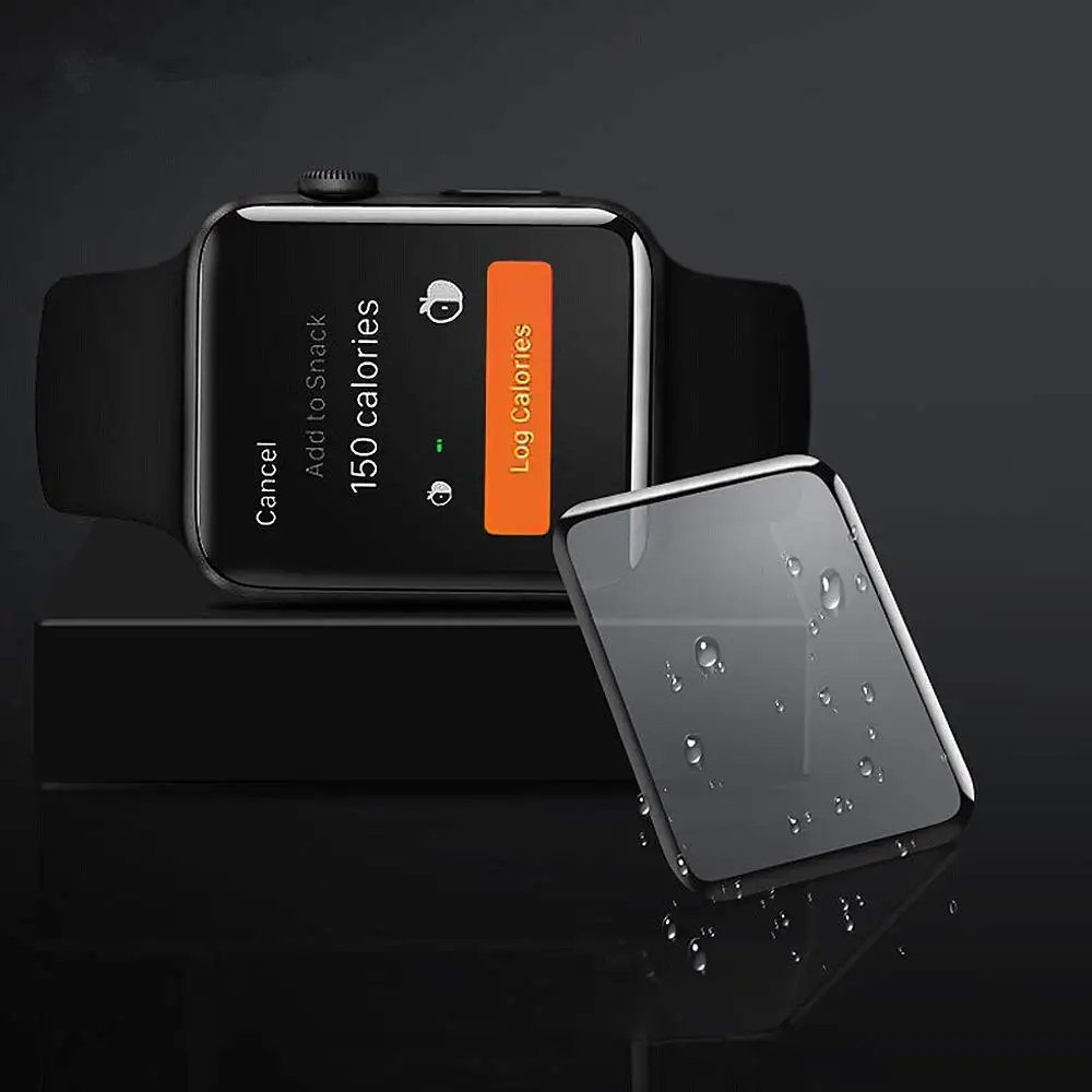 Полноэкранная HD защитная пленка для Apple Watch 4 5 44/40 мм устойчивый к царапинам 3D