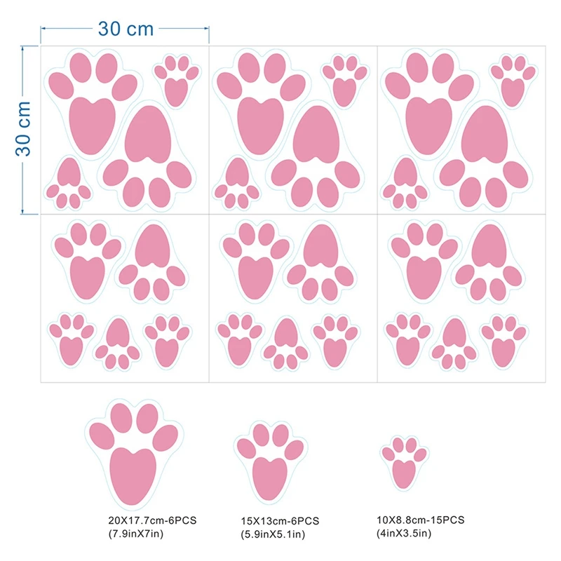 6 шт. съемные наклейки на стену окно | Дом и сад