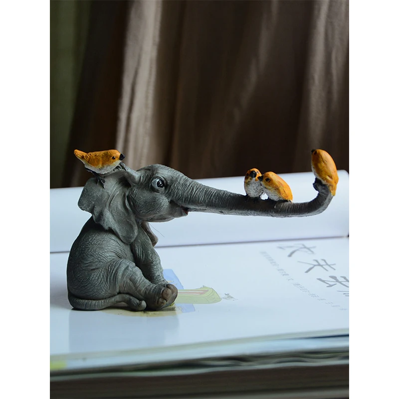 Большие фигурки слонов сказочные садовые Животные украшения домашний декор