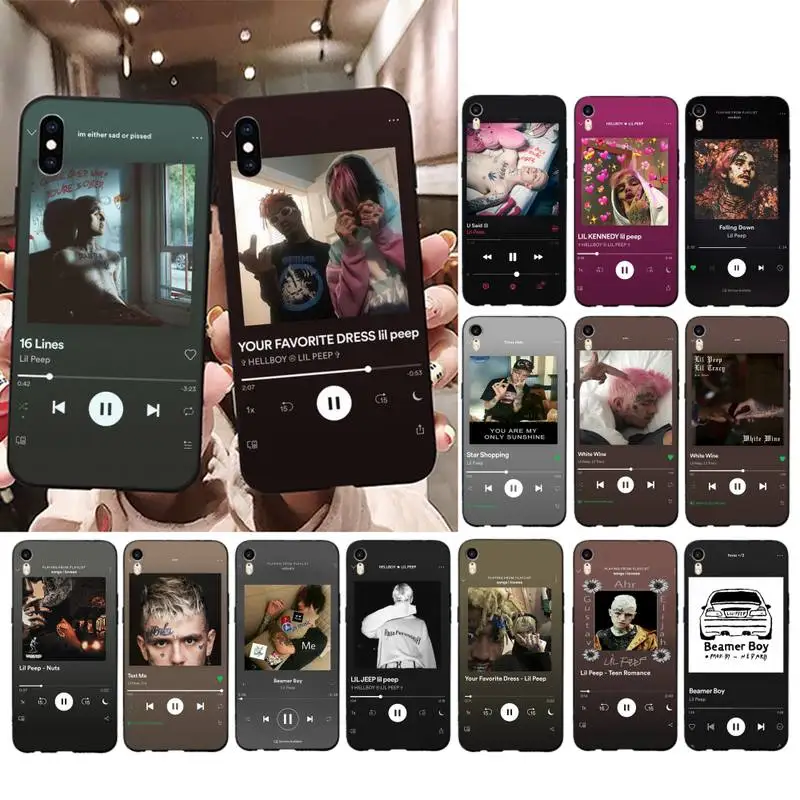 

FHNBLJ Lil Peep Hellboy Love album Phone Case for iPhone 11 12 pro XS MAX 8 7 6 6S Plus X 5S SE 2020 XR cover