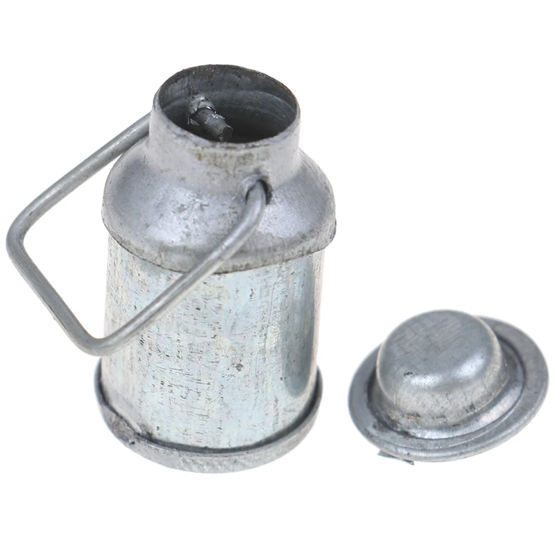 

2021 New 1/12 Dollhouse Miniature Milk Jug with Lid Bottle