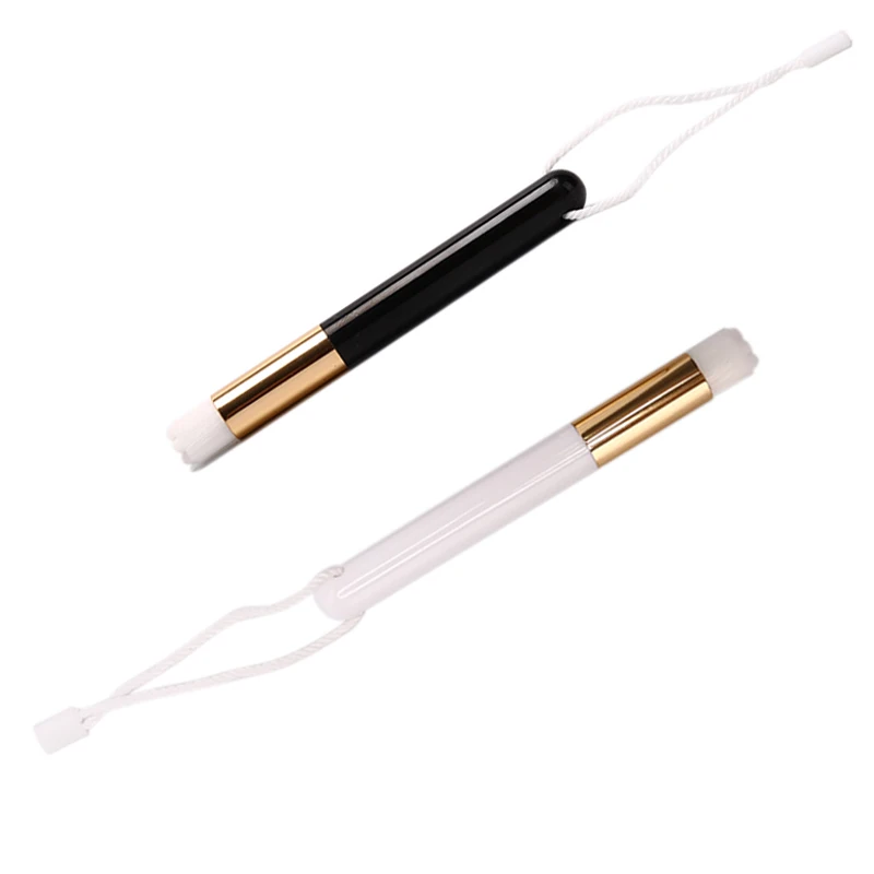 

НОВАЯ щетка для чистки ресниц, щетка для бровей и ресниц, щетка для шампуня, кисточка для носа, черная/ручка белого цвета