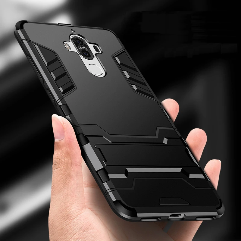 Kickstand Case for Huawei Mate 9 Holder Cases Pro Hard Shockproof Stand Cover Shell 9pro | Мобильные телефоны и