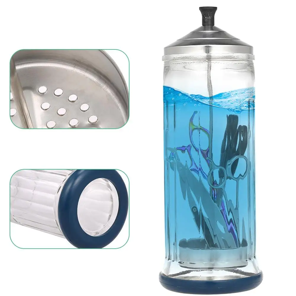 Парикмахерские ножницы для волос кусачки щетка стерилизатор дезинфекция чашка