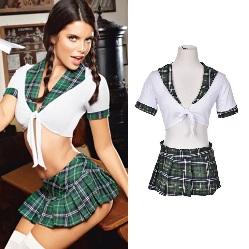 

1 set Sexy women Uniform Sexy stundent uniform erotic lingerie