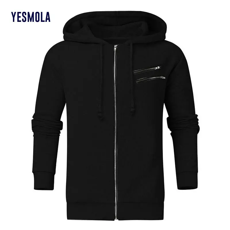 

Мужские толстовки YESMOLA, Мужской флисовый кардиган, куртка с капюшоном, Мужской флисовый кардиган, свитер с капюшоном, куртка