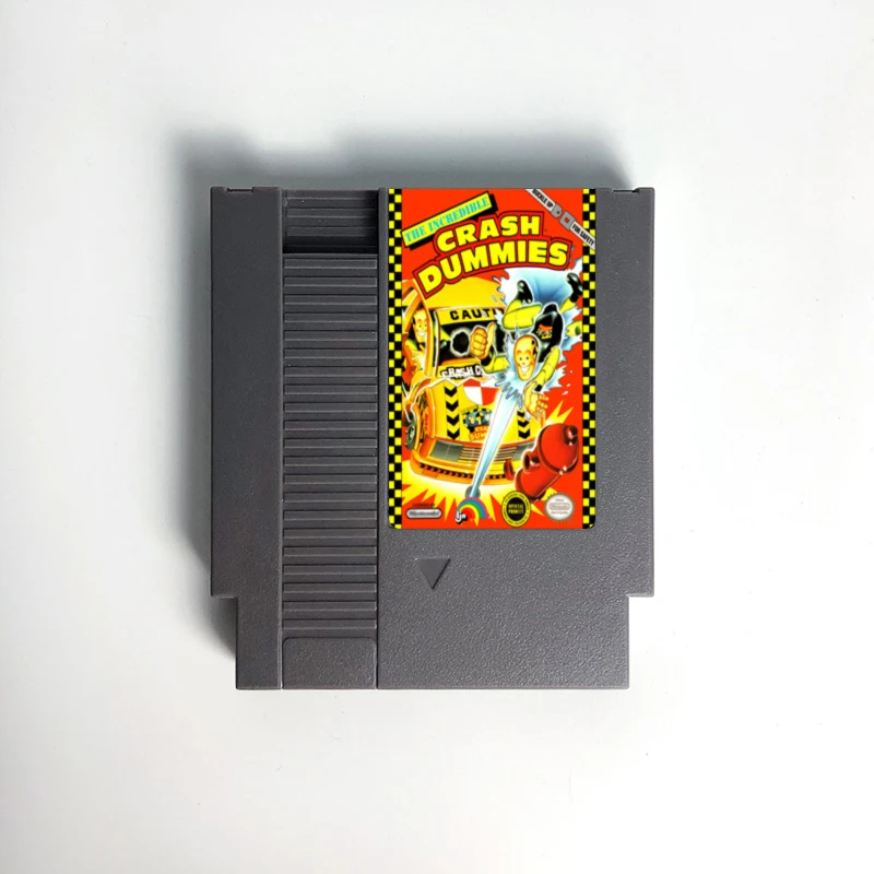

The Incredible Crash Dummies - Game Cartridge For NES Console 72 Pin