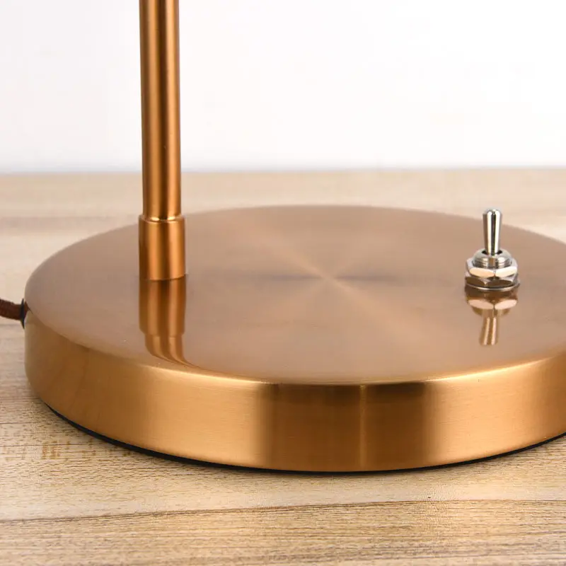 Скандинавские светодиодные настольные лампы современный стеклянный абажур