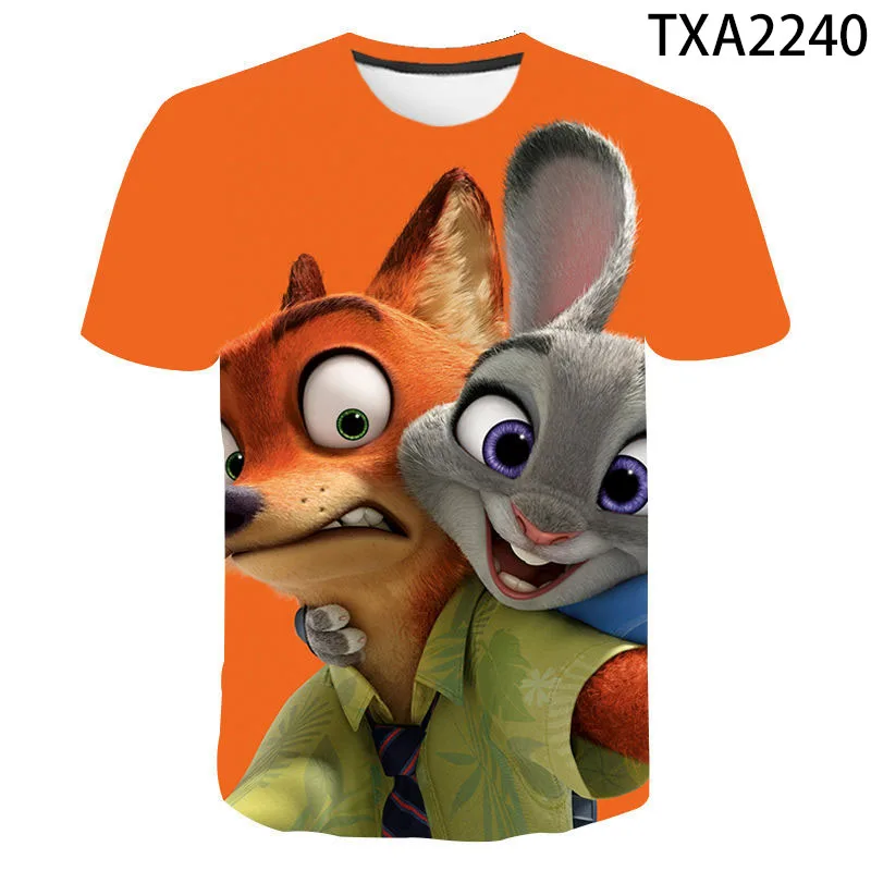 

New Summer Cartoon Anime Fox Robot Movie 3D Printed T Shirts Casual Men Women Children Fashion Boy Girl Kids Cool Tops Tee