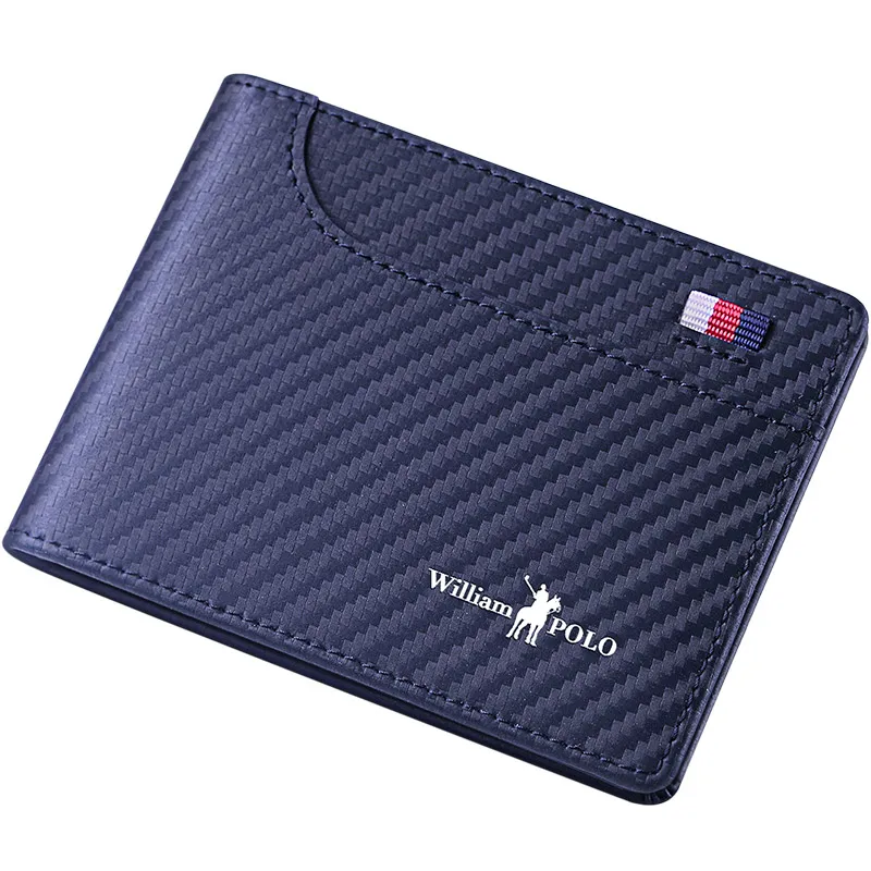 WILLIAMPOLO 2020New  Men's card bag leather leather ultra-thin driver's license holster mini bank card bag  pl195246