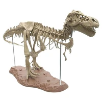 large 3d animal model toy simulation large dinosaur fossil tyrannosaurus assembled skull model toy splicing toy