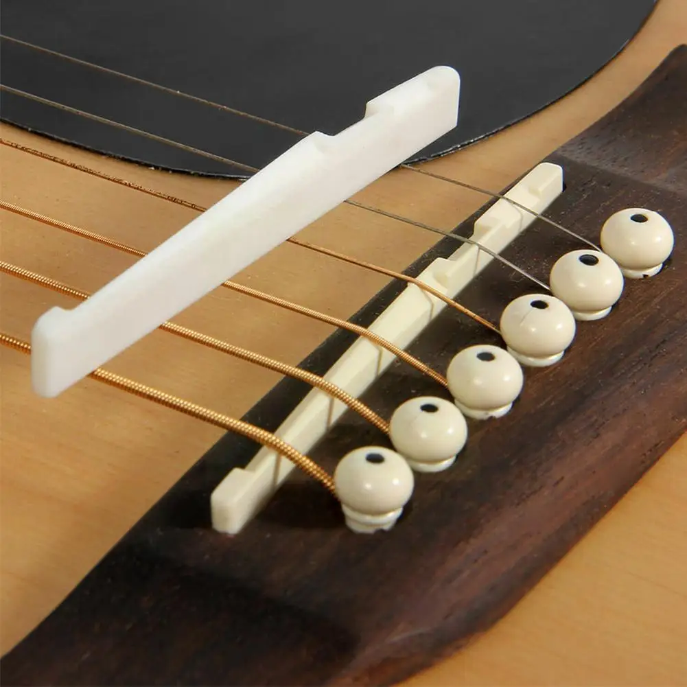 

Acoustic Guitar Bovine Bone Upper Lower Chord Pillow Accessories Musical Guitar Universal Instrument W2q8