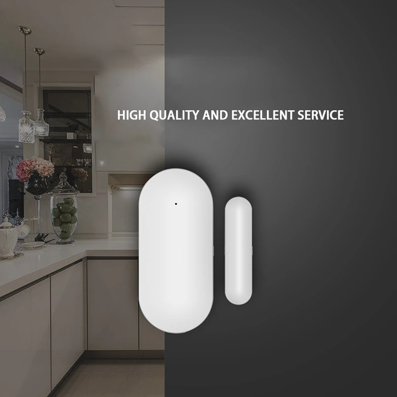 

3Sets Window Door Sensor for All 43hz Wireless Home Alarm Security Smart space Sensor to Detect Open Door