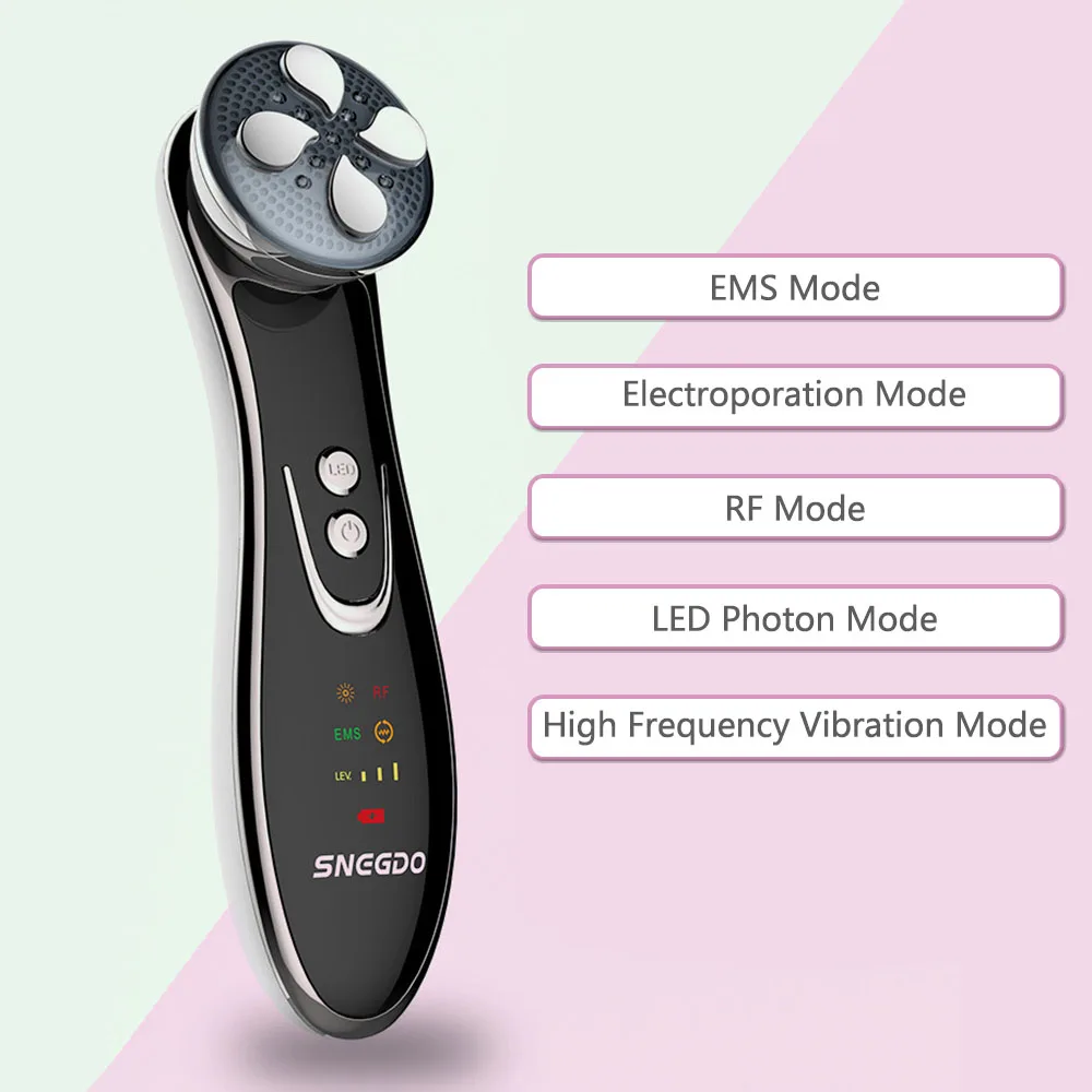 EMS устройство для стягивания кожи Электропорация омоложение радио