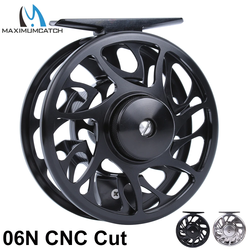 Катушка Maximumcatch Fly Fishing Reel 06N 3-10WT с ЧПУ машинная резка катушка для мушки большая