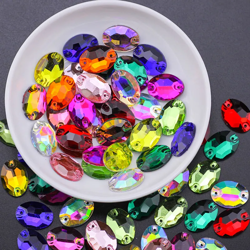 Прекрасные кристаллы AB Стразы для украшения с плоской задней поверхностью 2